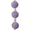 Lavender Rhinestone Studded Round Beads, 10mm by Bead Landing&#x2122;
